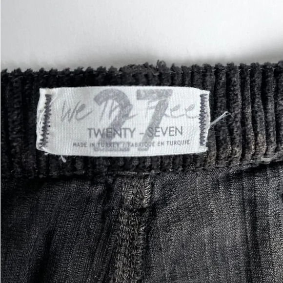 Free People Reese Pitched Straight Corduroy Pants Tie Dye Brown Tan 27 - Picture 5 of 10